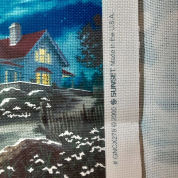 Sunset Gallery Moonlit Lighthouse No Count Cross Stitch Kit New,Coastal - Picture 8 of 12